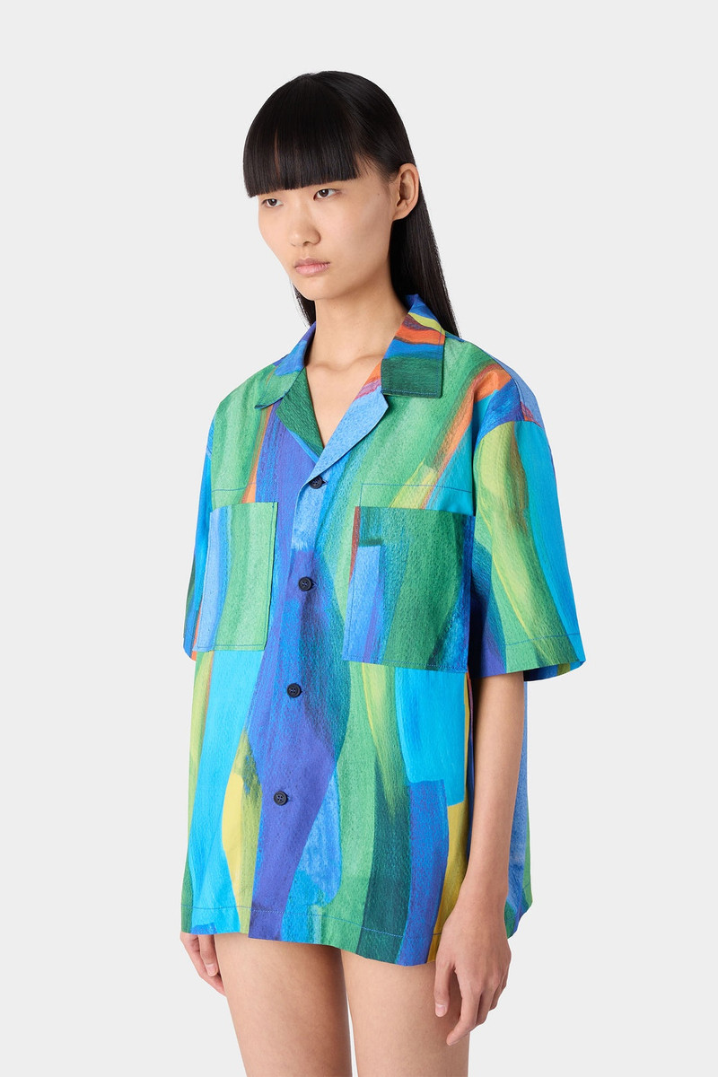 PENNELLETA SHORTSLEEVE SHIRT / multicolor allover print - 1