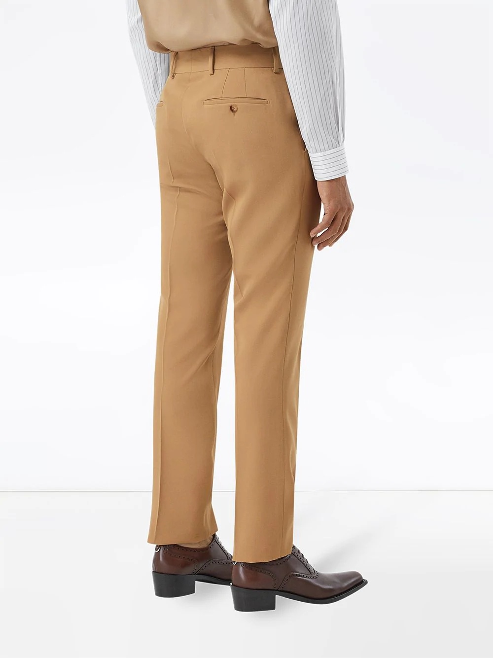 twill tailored trousers - 4