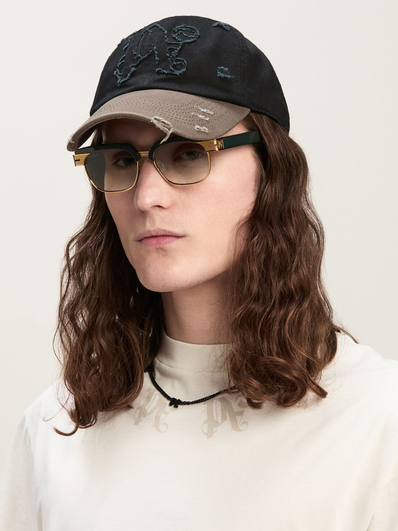 Palm Angels Ripped Monogram Cap outlook