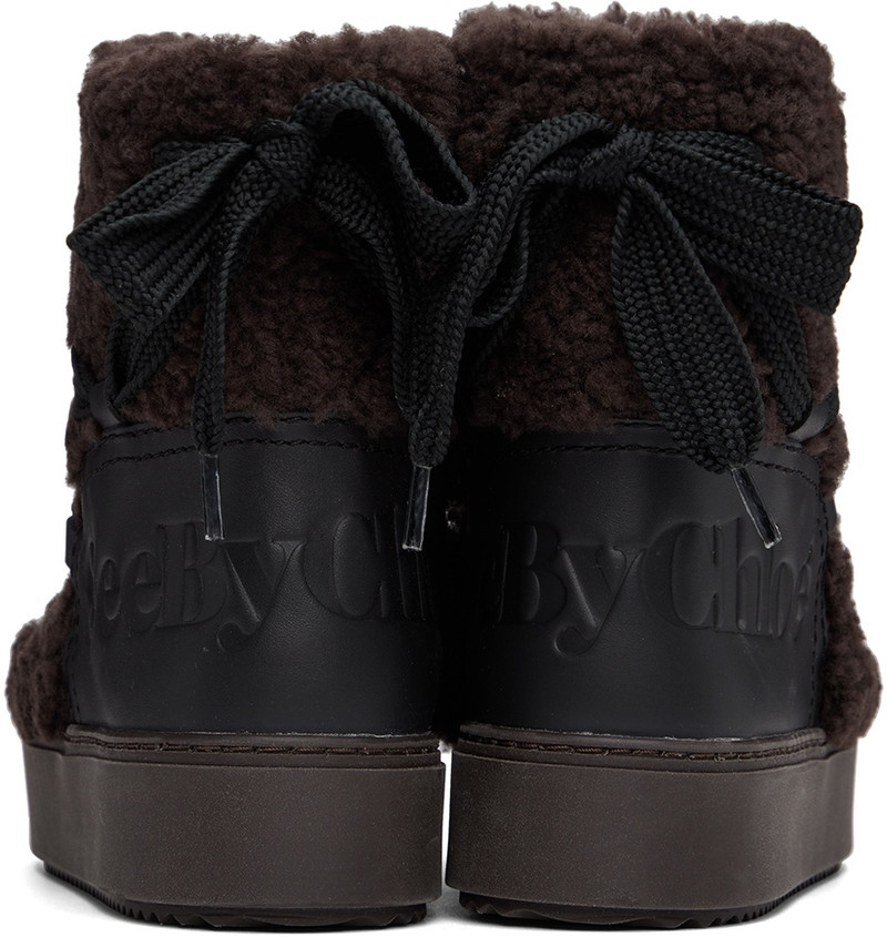 See by Chloé Brown Charlee Ankle Boots outlook
