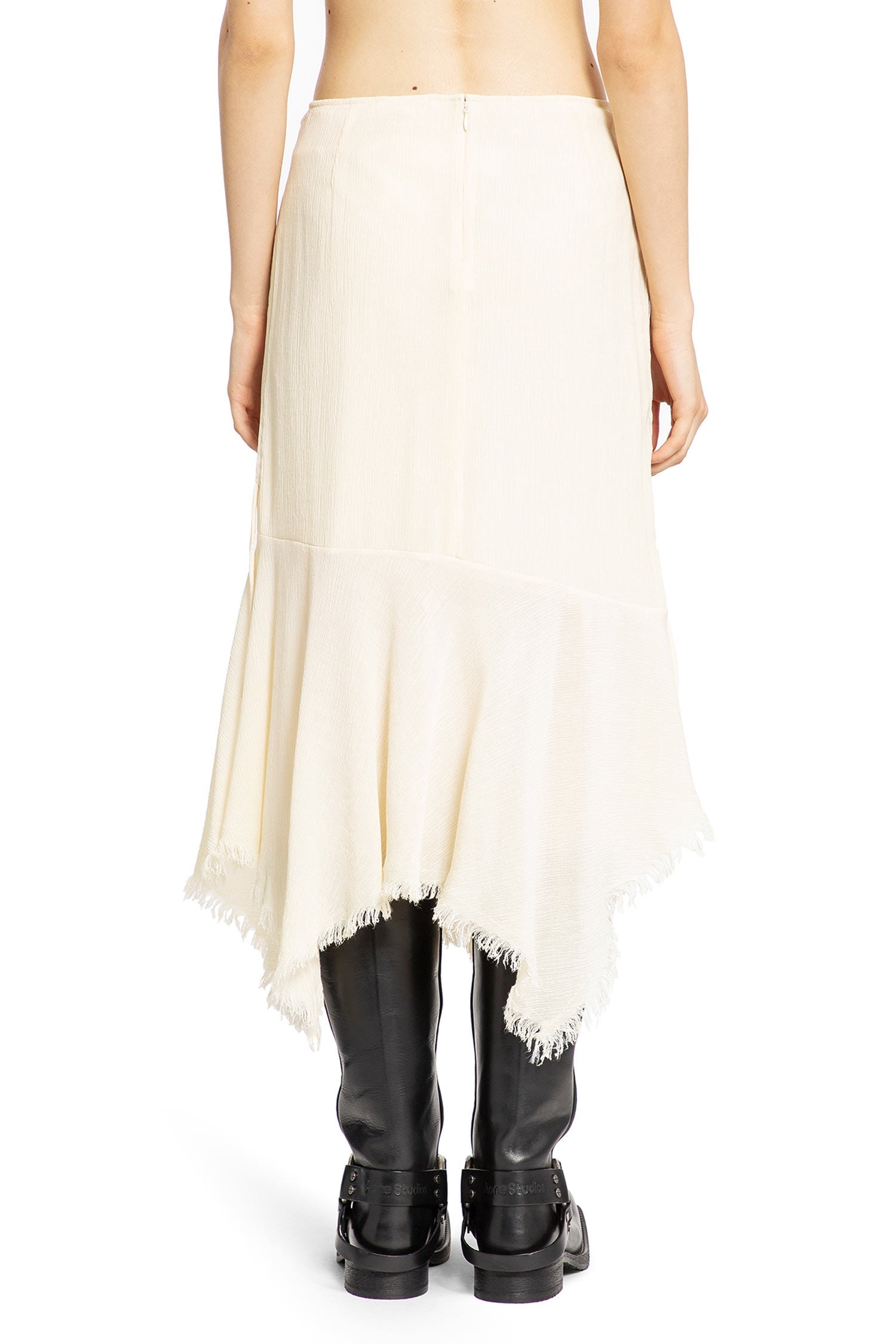 ACNE STUDIOS WOMAN OFF-WHITE SKIRTS - 4