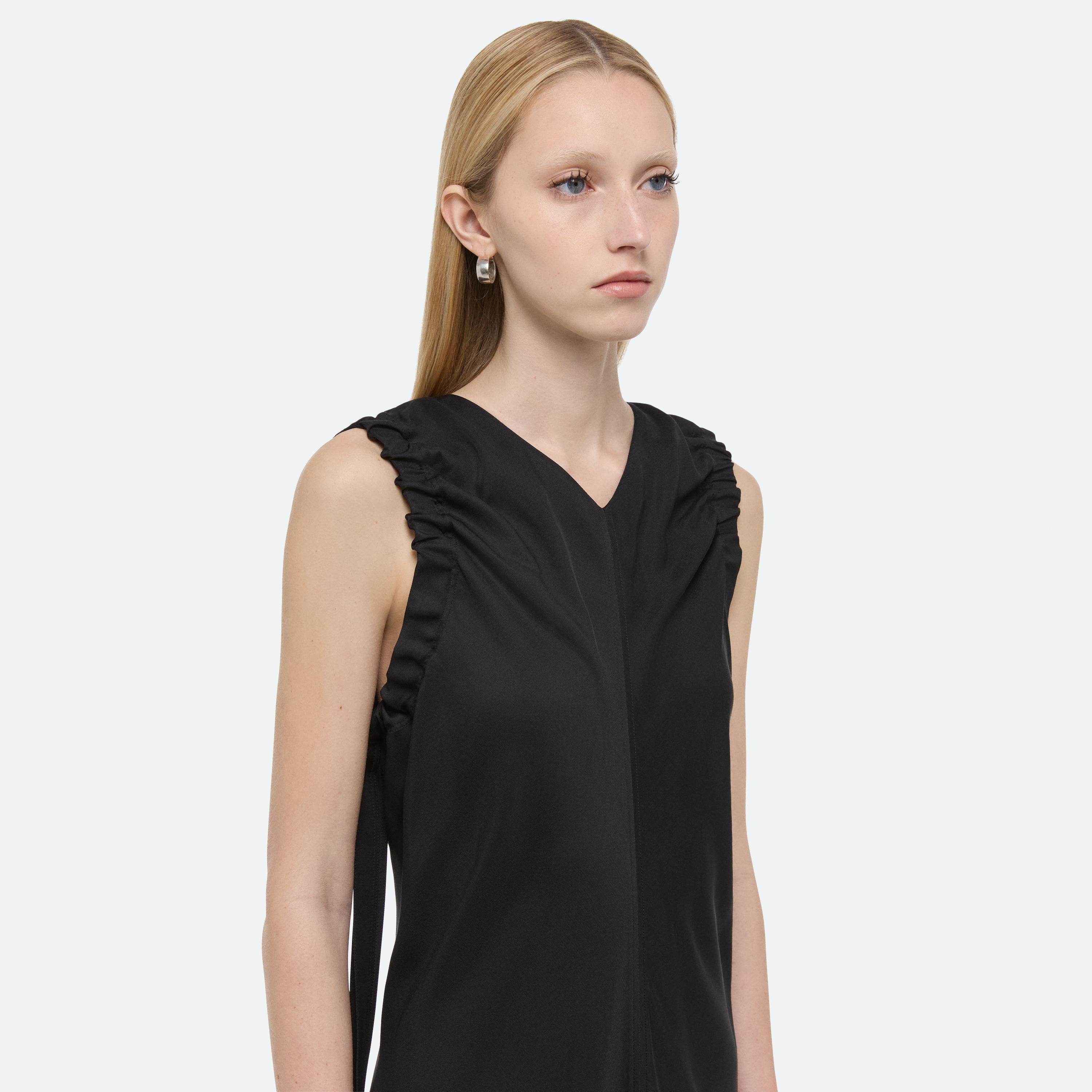 RUCHED ARMHOLE DRESS - 6