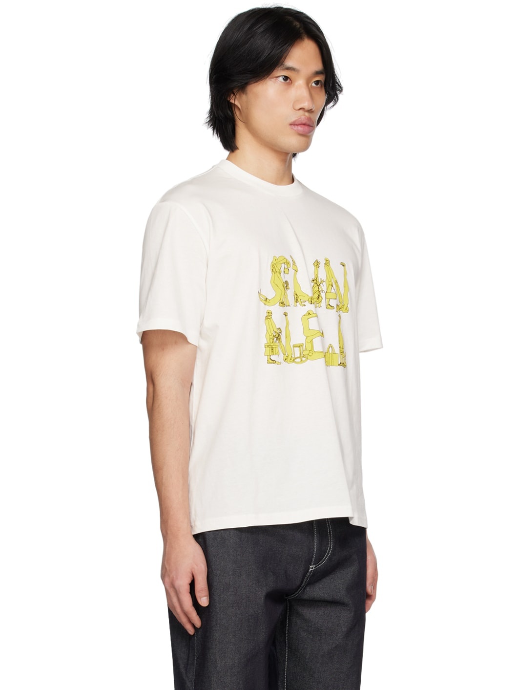 White Classic Figures T-Shirt - 2