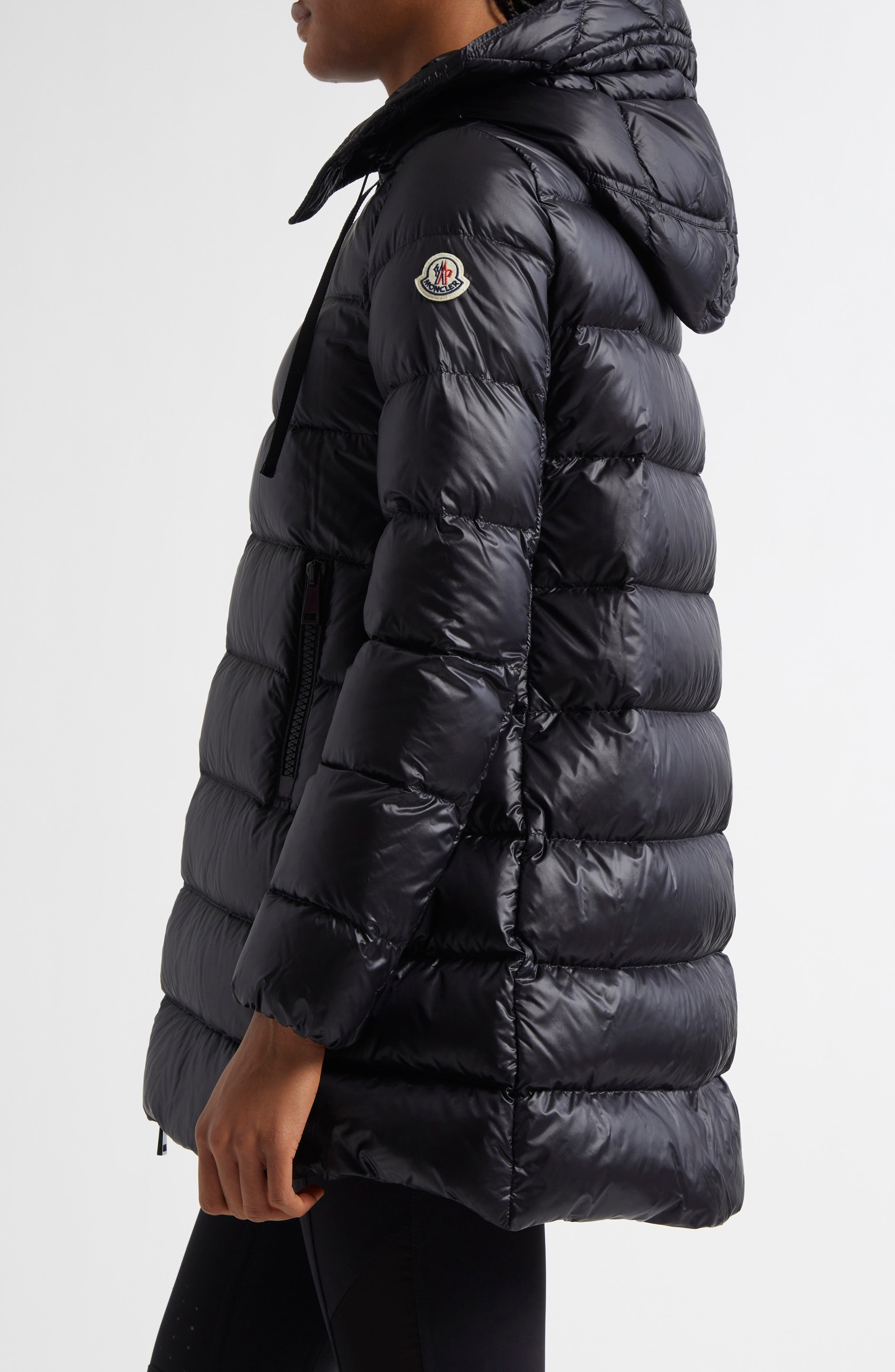Moncler Suyen Quilted Down Parka in Black/black at Nordstrom - 3