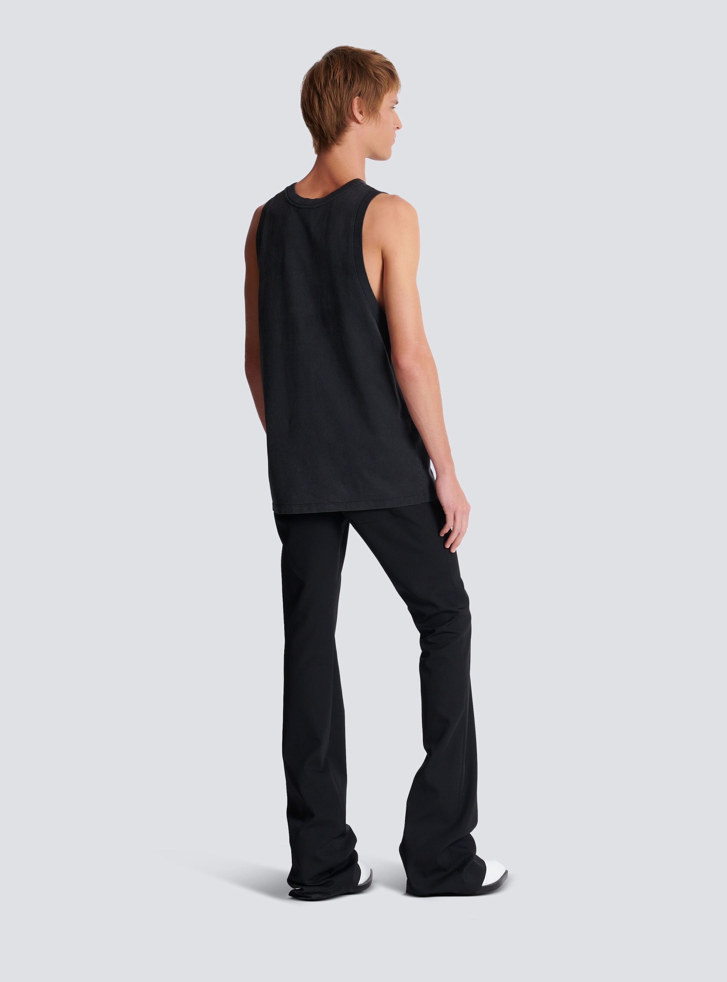 Vintage Balmain embroidered tank top - 4
