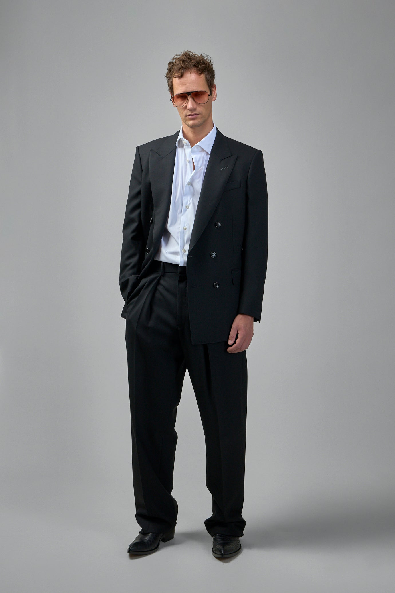 Broken Twill Double Pleat Pant - 2