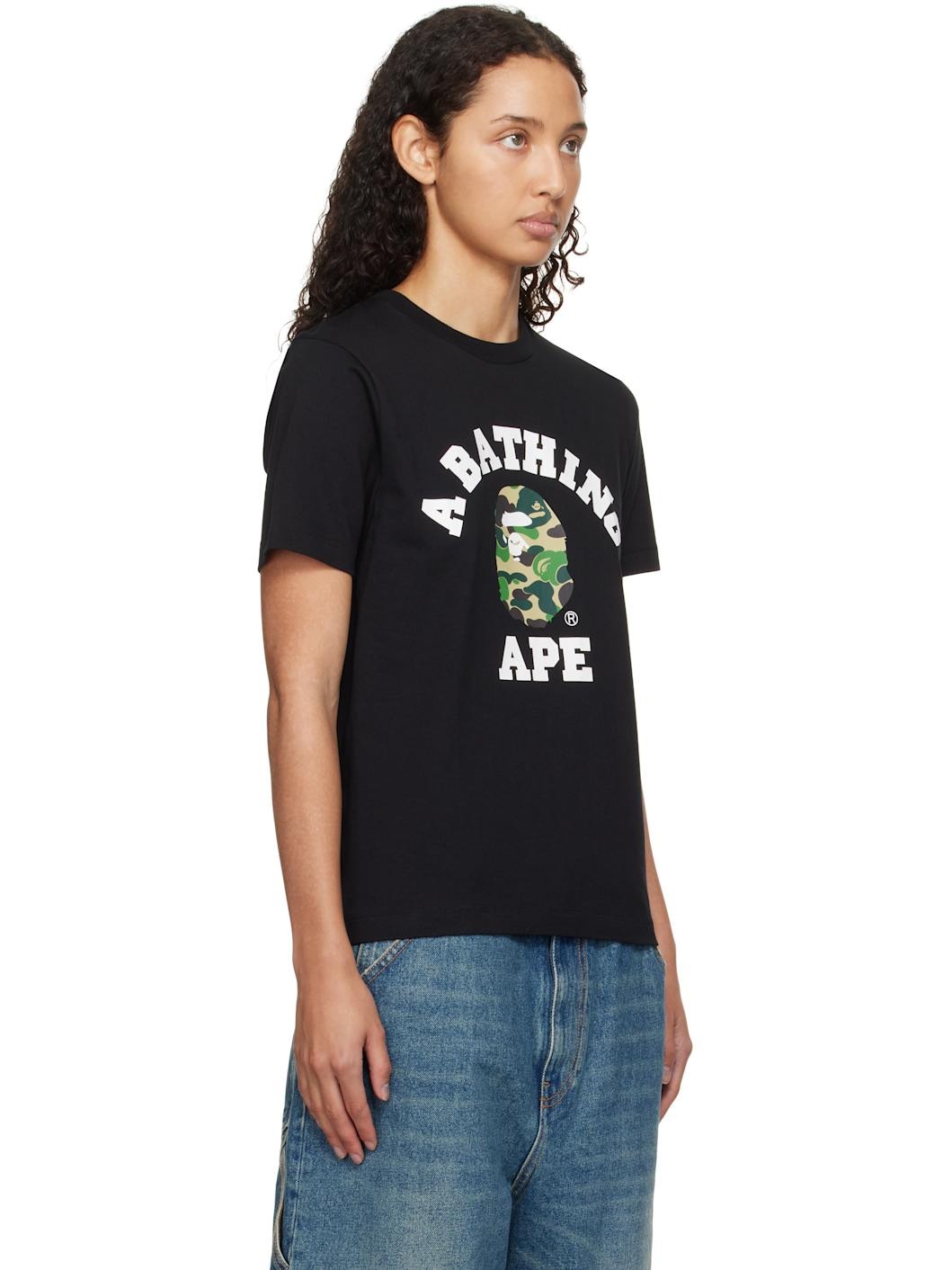Black ABC Camo College T-shirt - 2