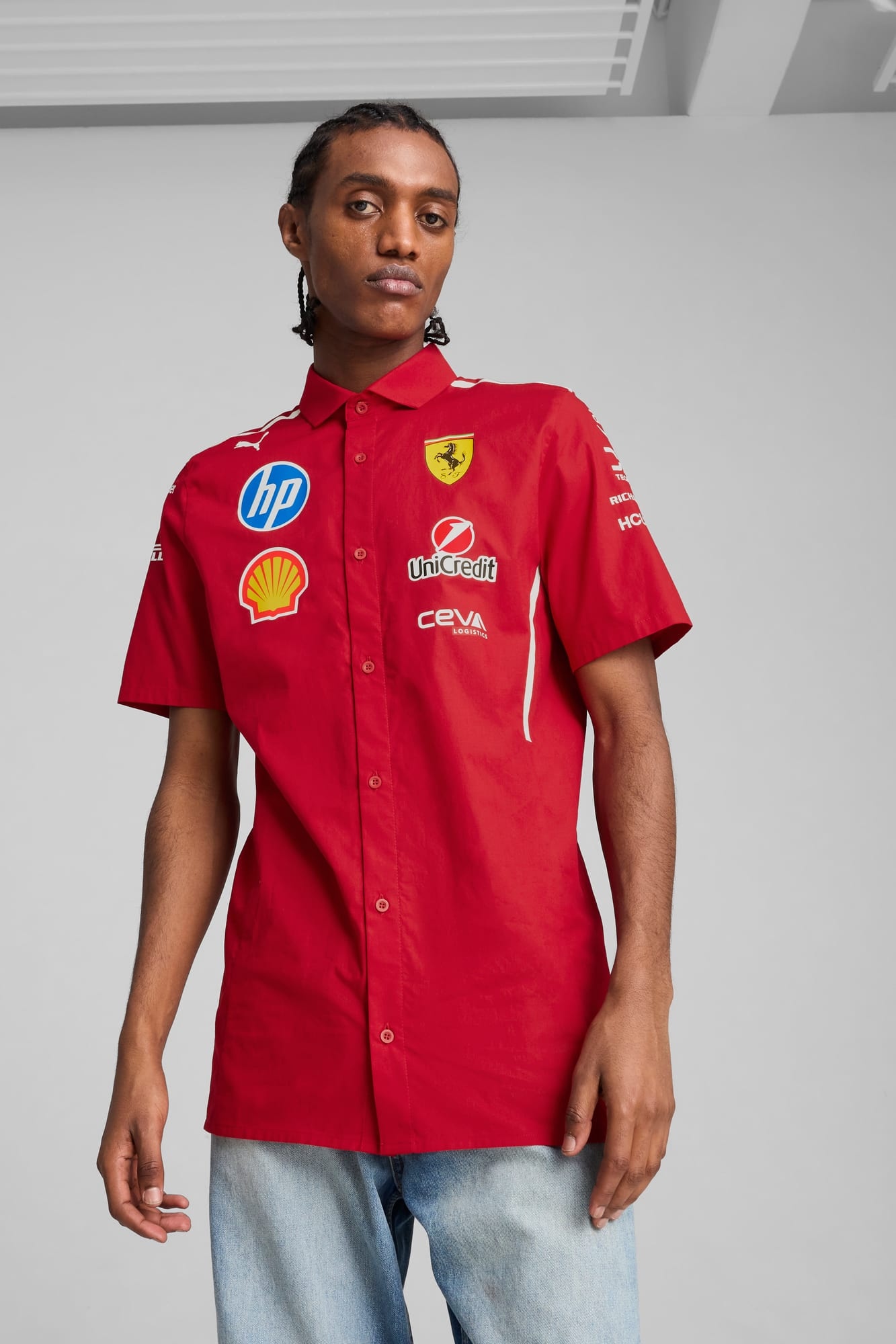 Scuderia Ferrari 2025 Team Men's Shirt - 3