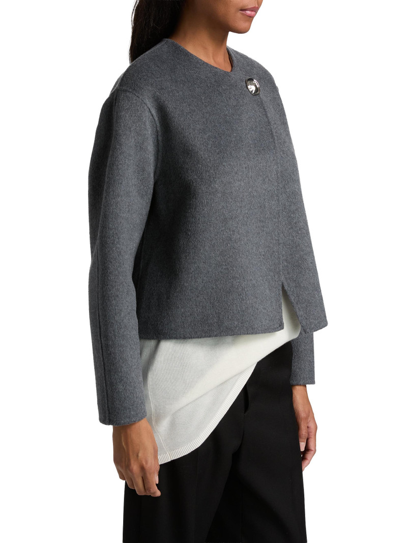 Women's Ronda Wool-Blend Jacket - Heather Charcoal 4
