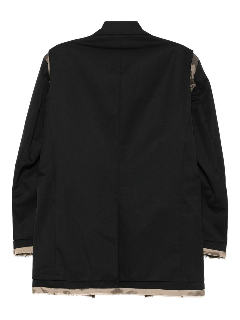 Maison MIHARAYASUHIRO frayed-detail jacket outlook