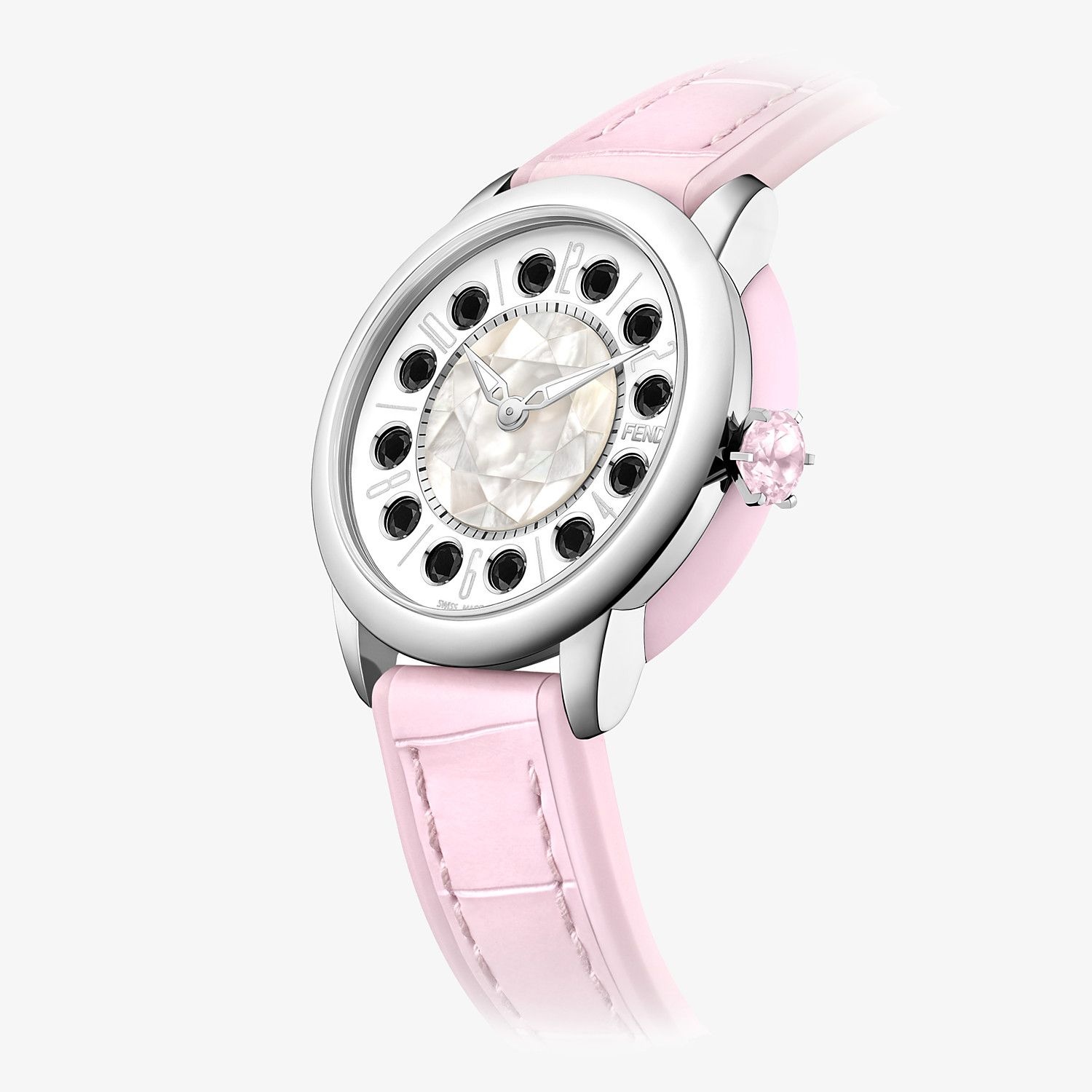 38 mm - Watch with rotating precious stones - 3