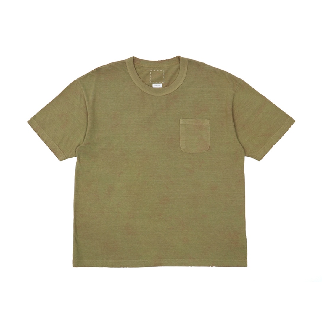 JUMBO TEE S/S (UNEVEN DYE) GREEN - 1