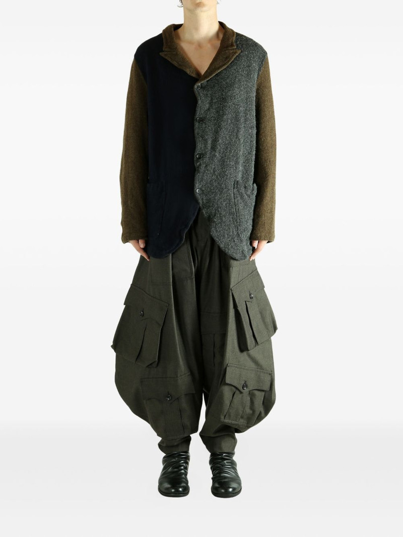 Comme des Garçons SHIRT wool blend single breasted coat outlook