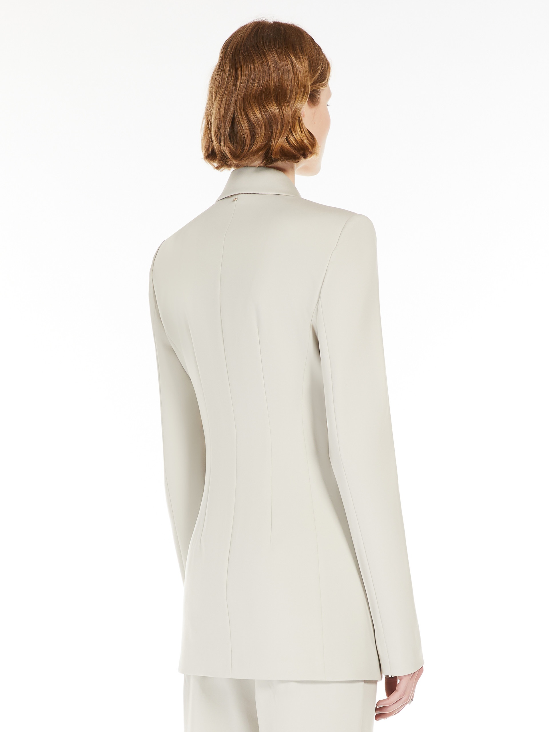 Sportmax FRIZZO Scuba jersey blazer | REVERSIBLE