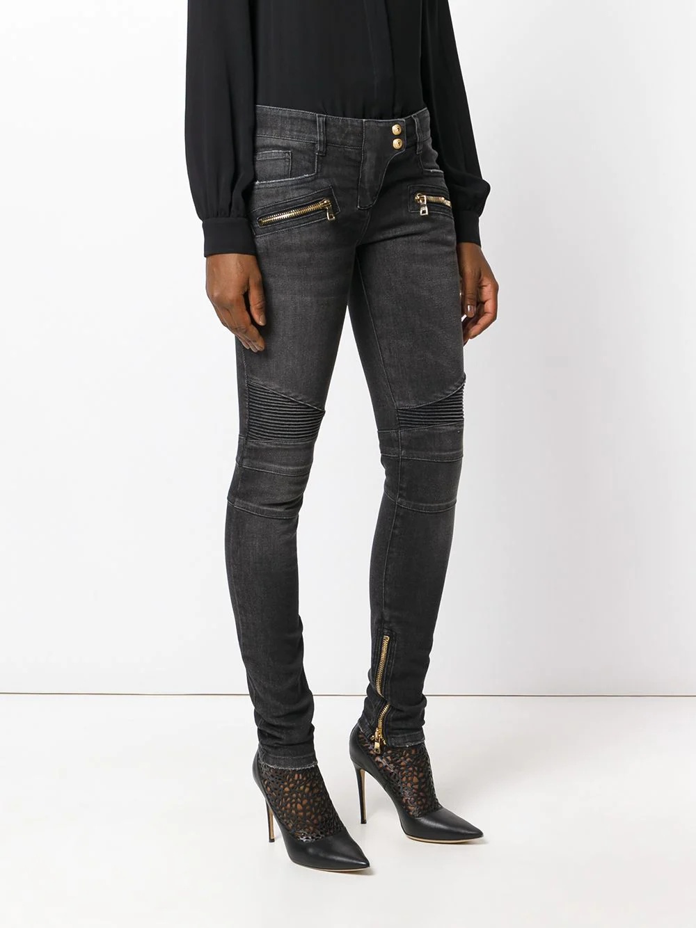 skinny biker jeans - 3