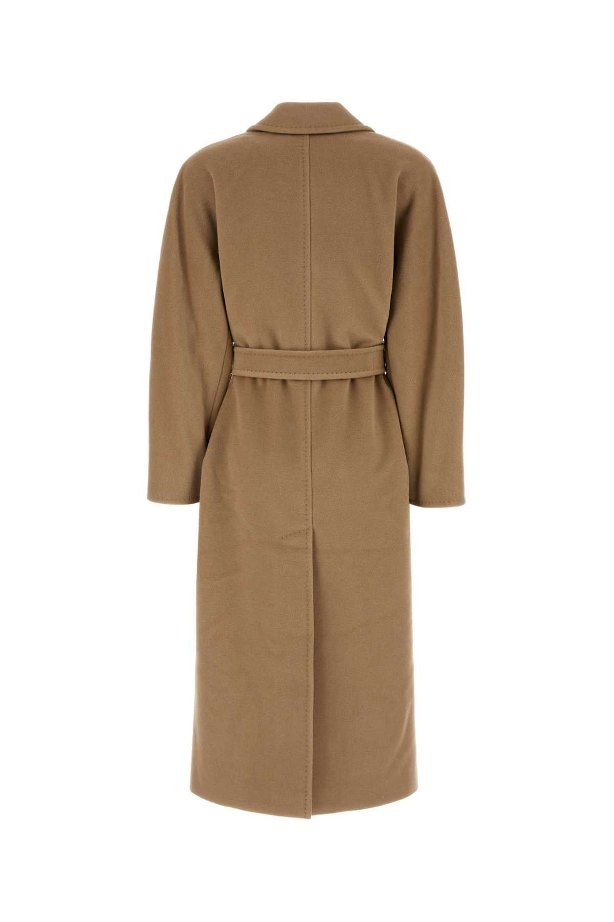 Max Mara Women Camel Wool Locri Coat - 2