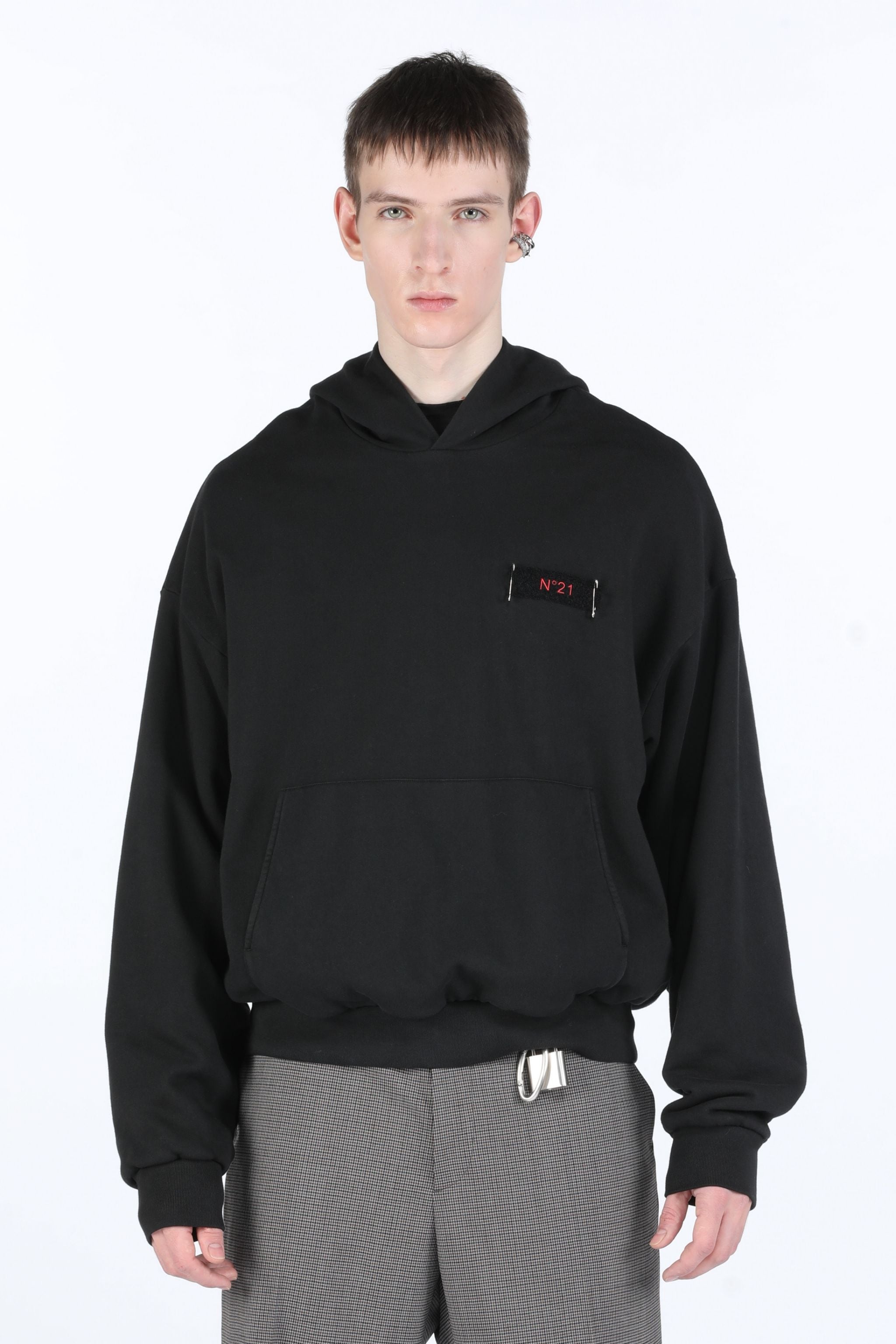 LOGO PATCH HOODIE - 1
