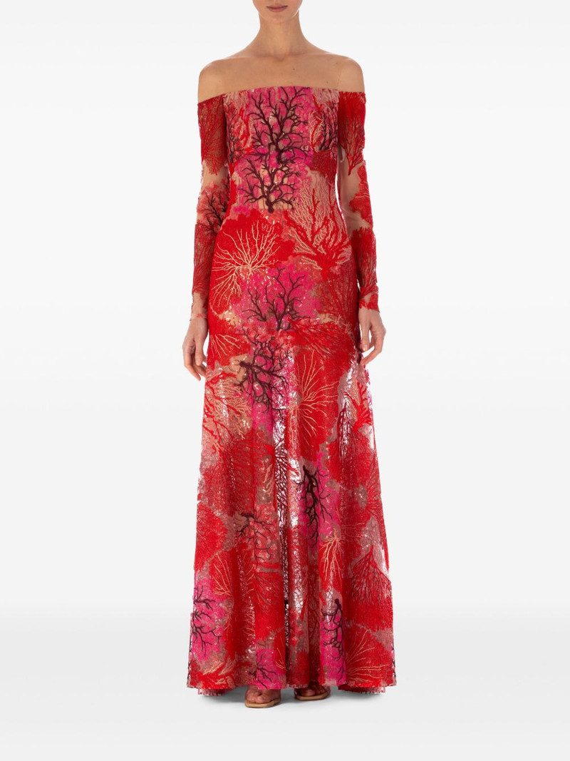 SILVIA TCHERASSI Rafaella off-shoulder dress outlook