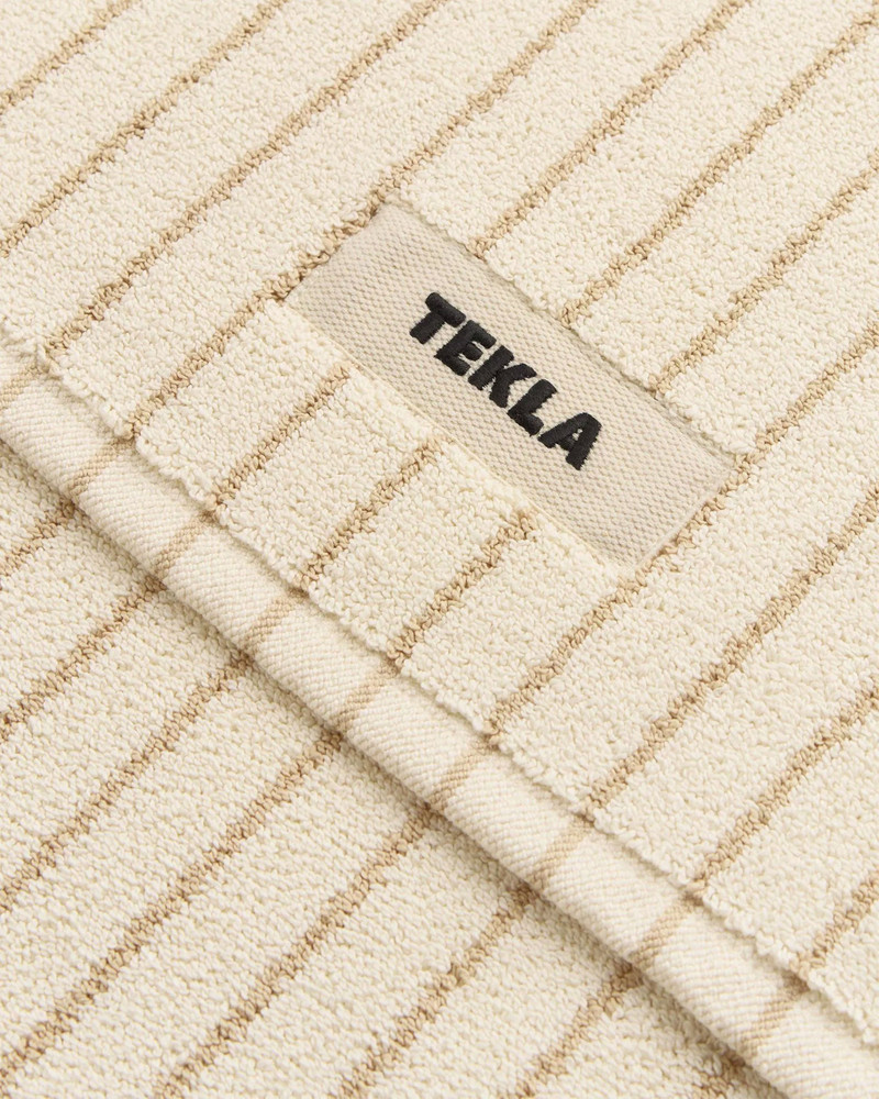 TEKLA Tekla Terry Bath Mat Sienna Stripes outlook