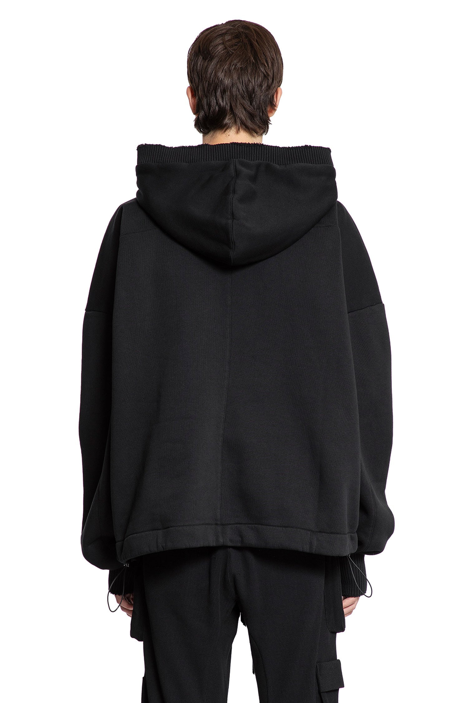 Cotton-Jersey-Hoodie-With-Hand-Gaiters - 3