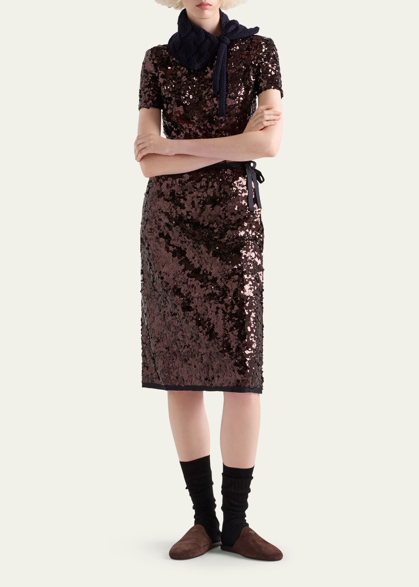 Sequined Midi Skirt - 2