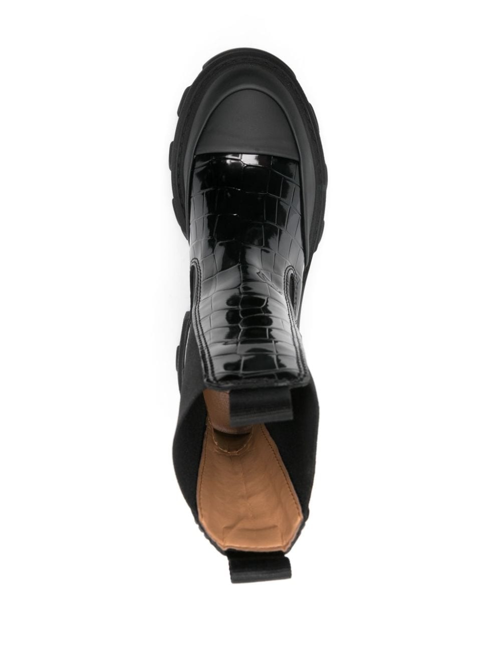 croc-effect Chelsea boots - 4
