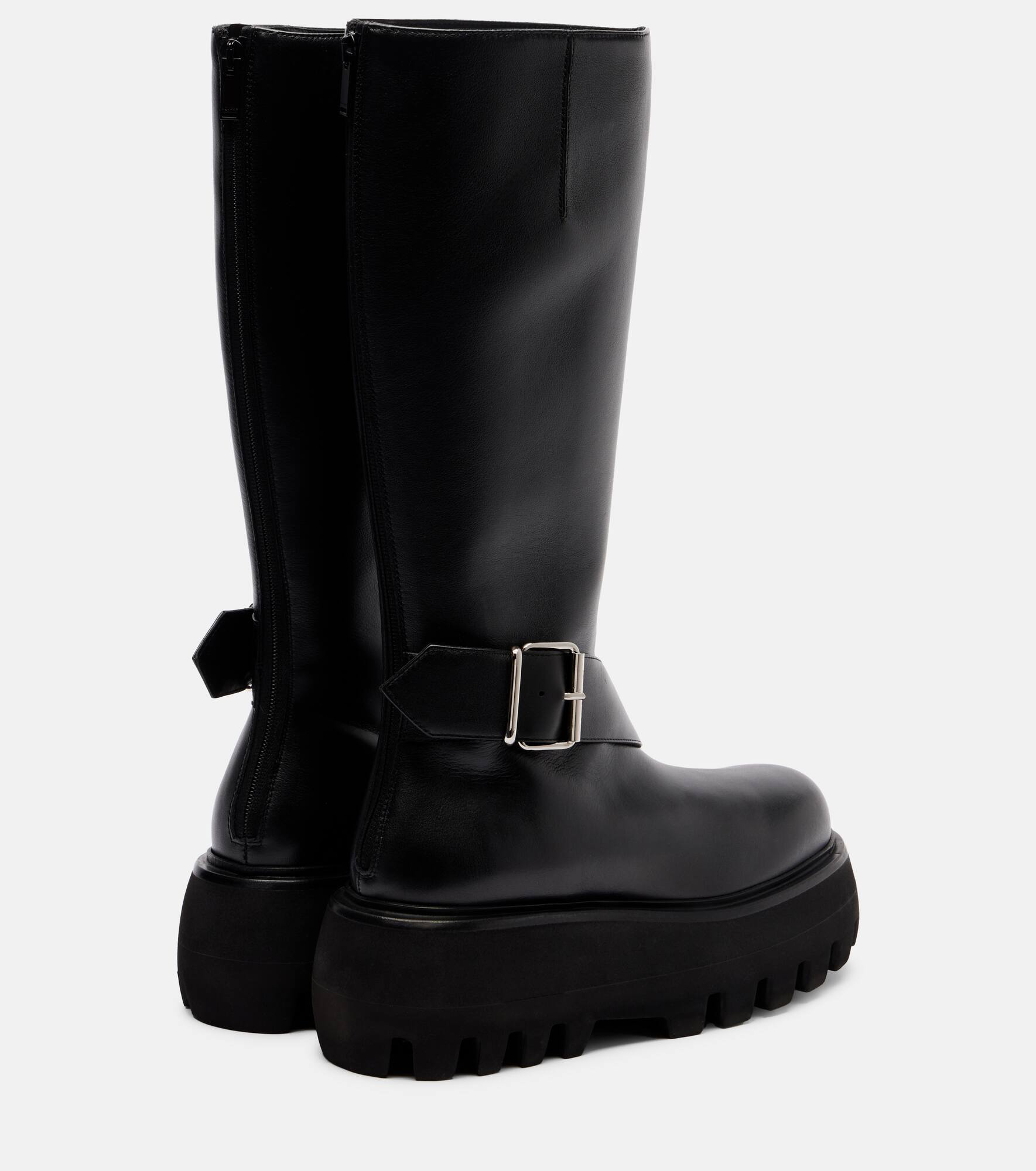 Leather knee-high boots - 2