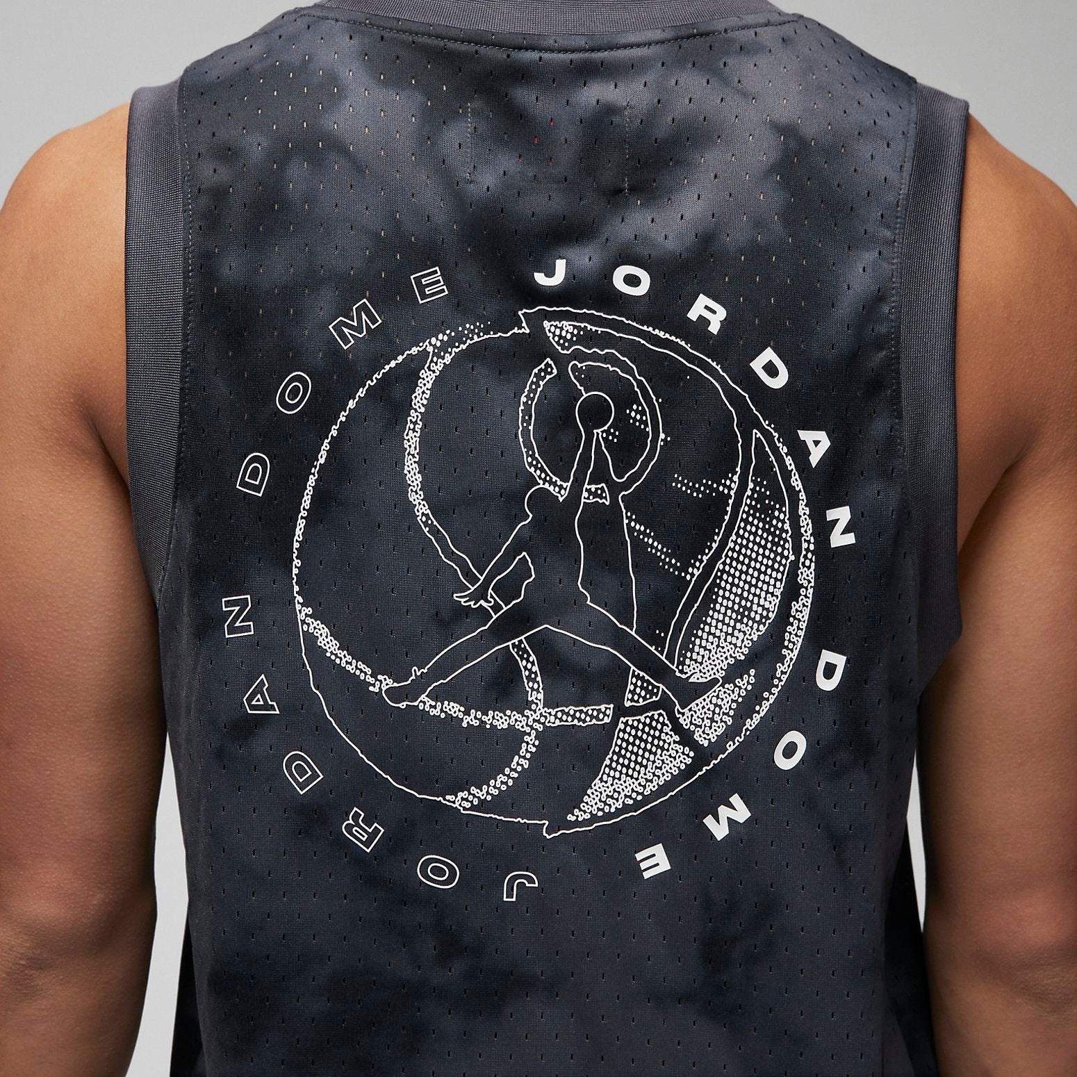 Air Jordan Dry-Fit Sports Breakfast Club Mesh Jersey 'Black Grey' DZ0568-022 - 3