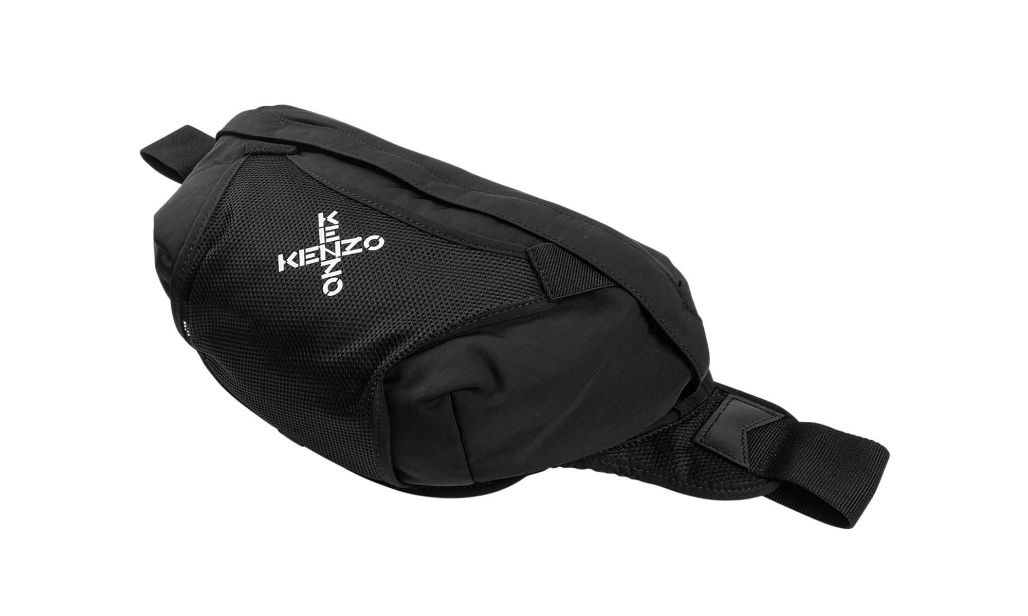 Cross Logo Large Belt Bag "Black / White" - 2