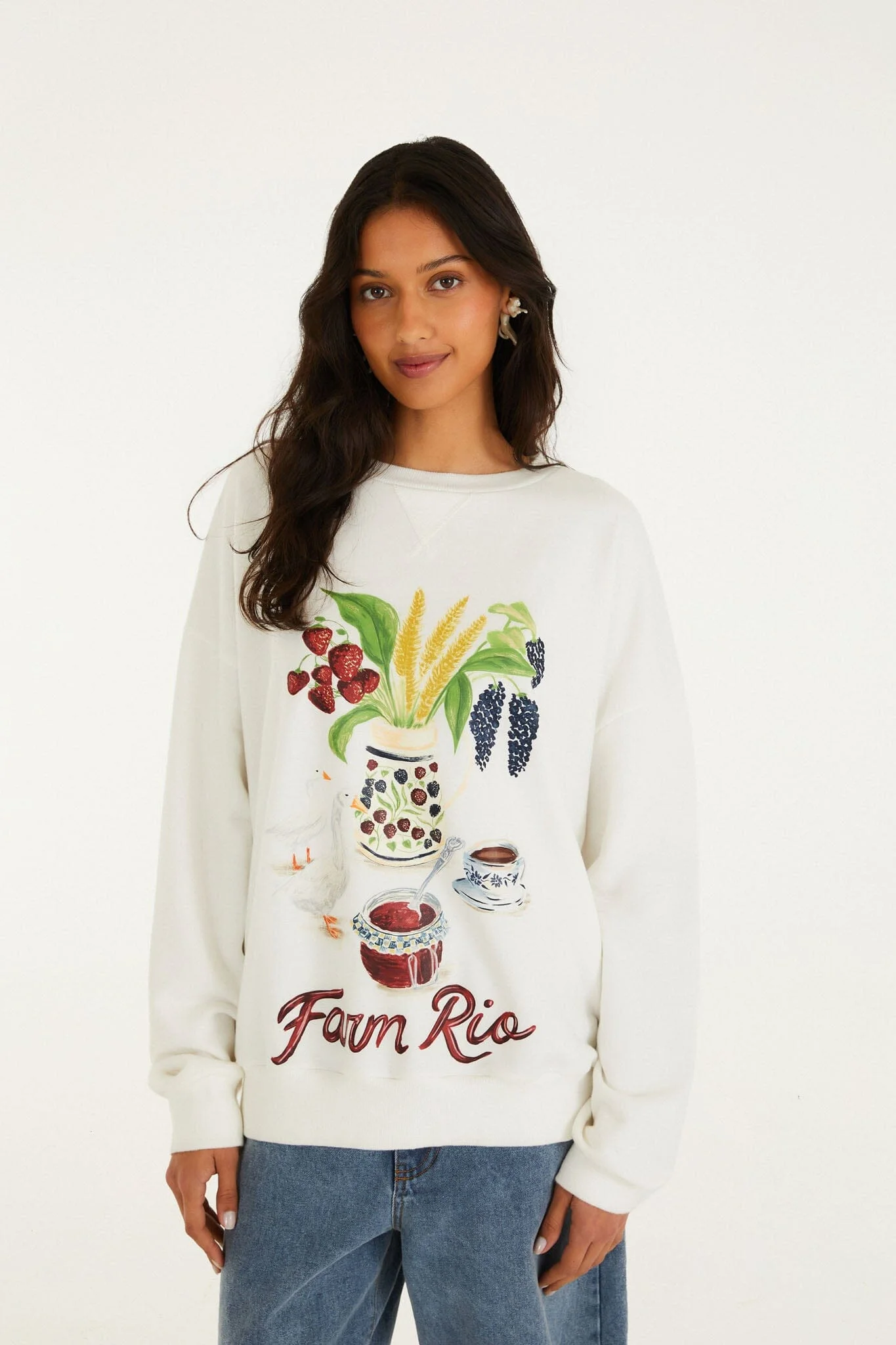 Off-White Country Table Sweatshirt - 1