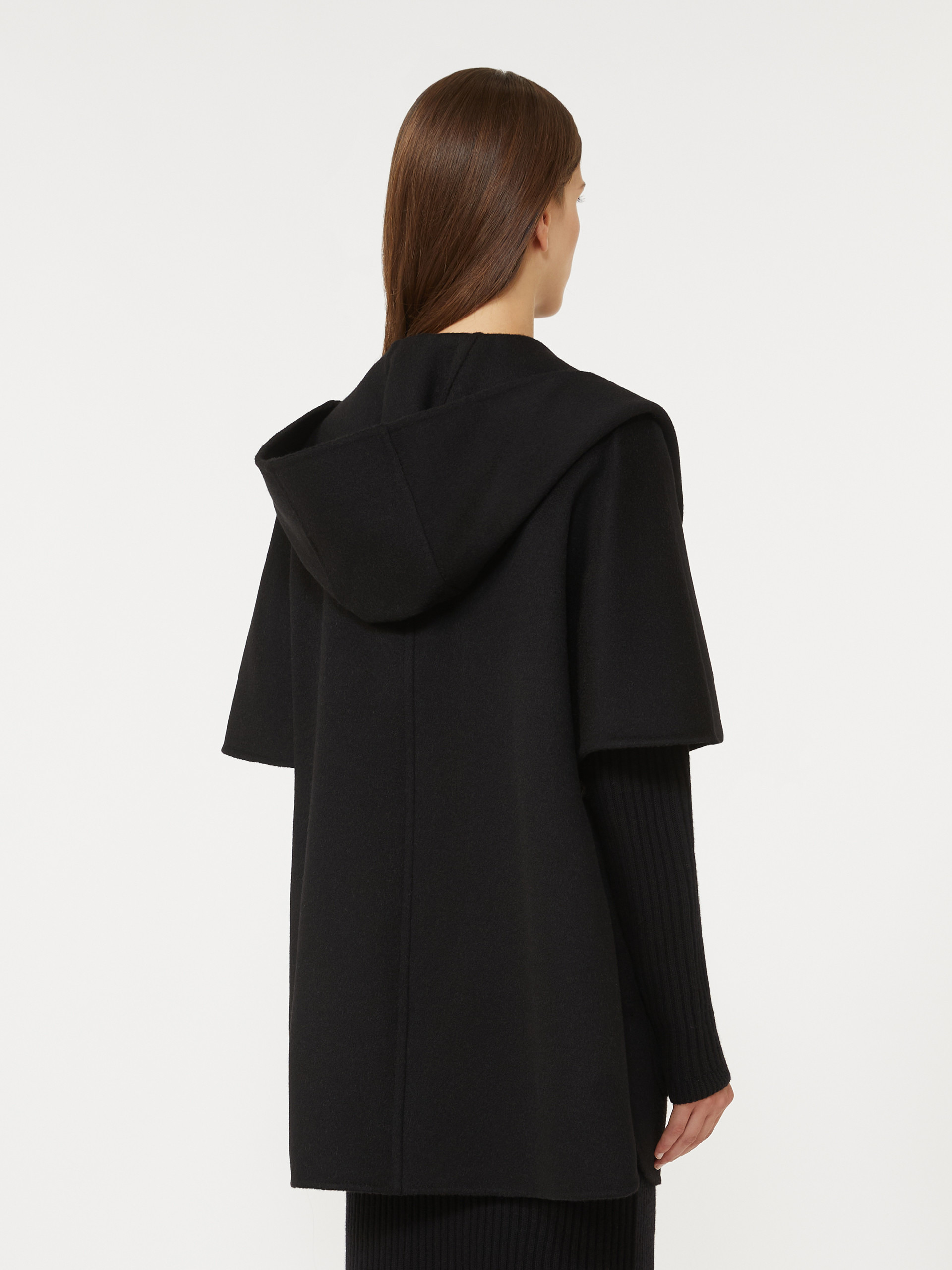 NEWDORICO Camel-hair cape - 4
