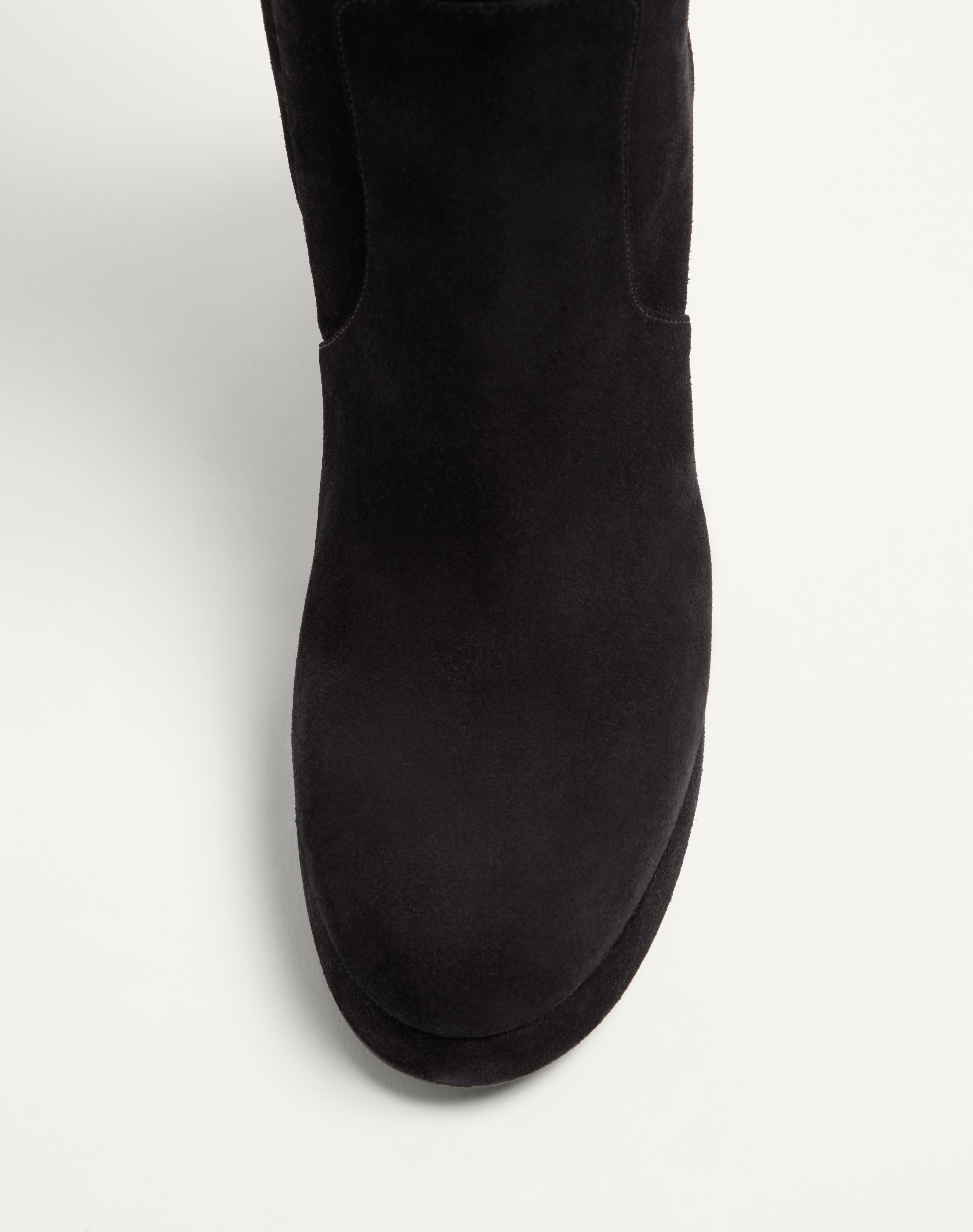 FAWCETTE PLATFORM BOOT IN CRUST LEATHER 90MM - 6