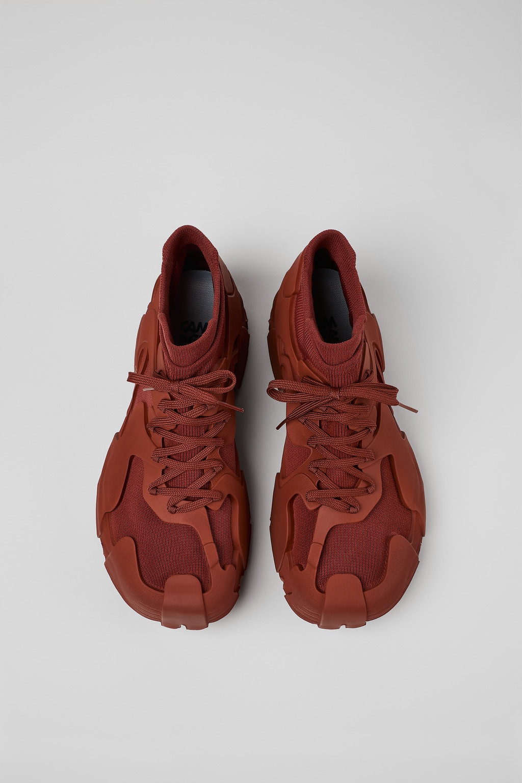 Red Synthetic Sneaker - 4
