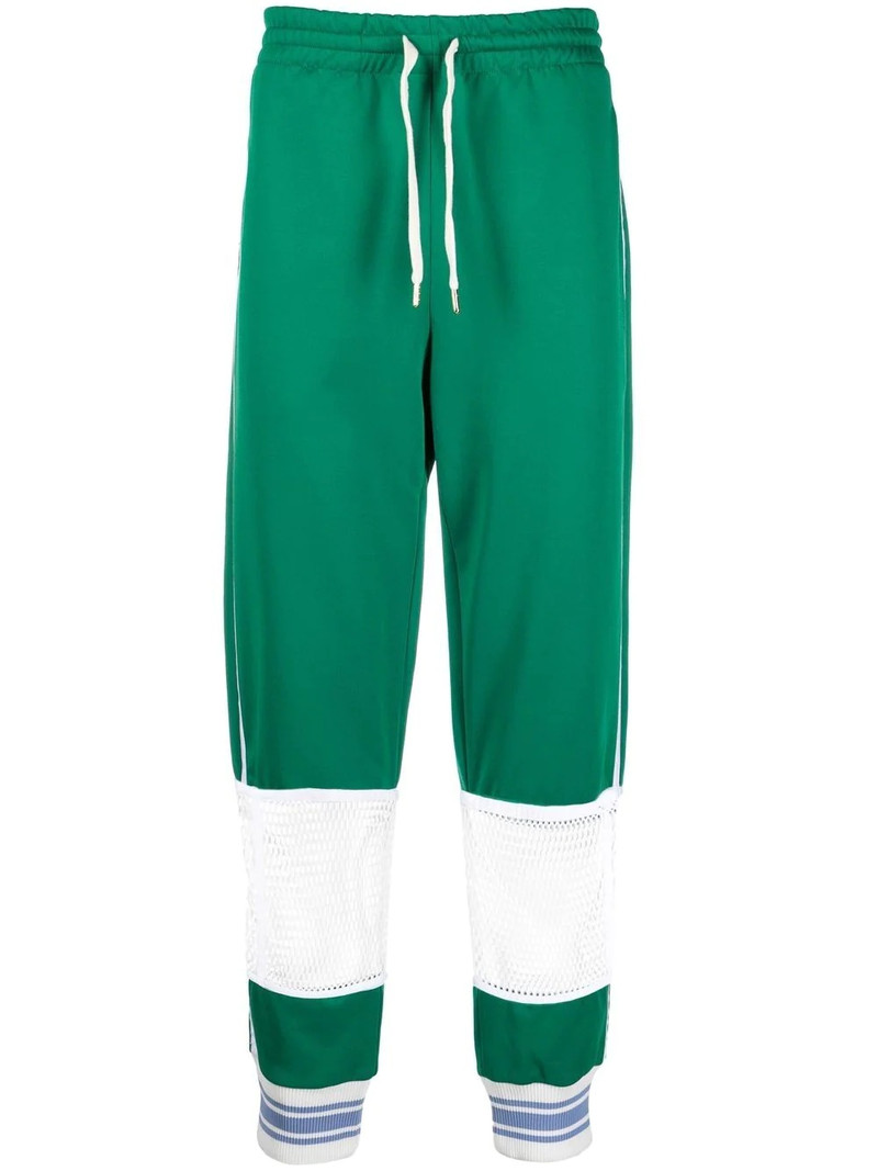 mesh-panel track pants 1
