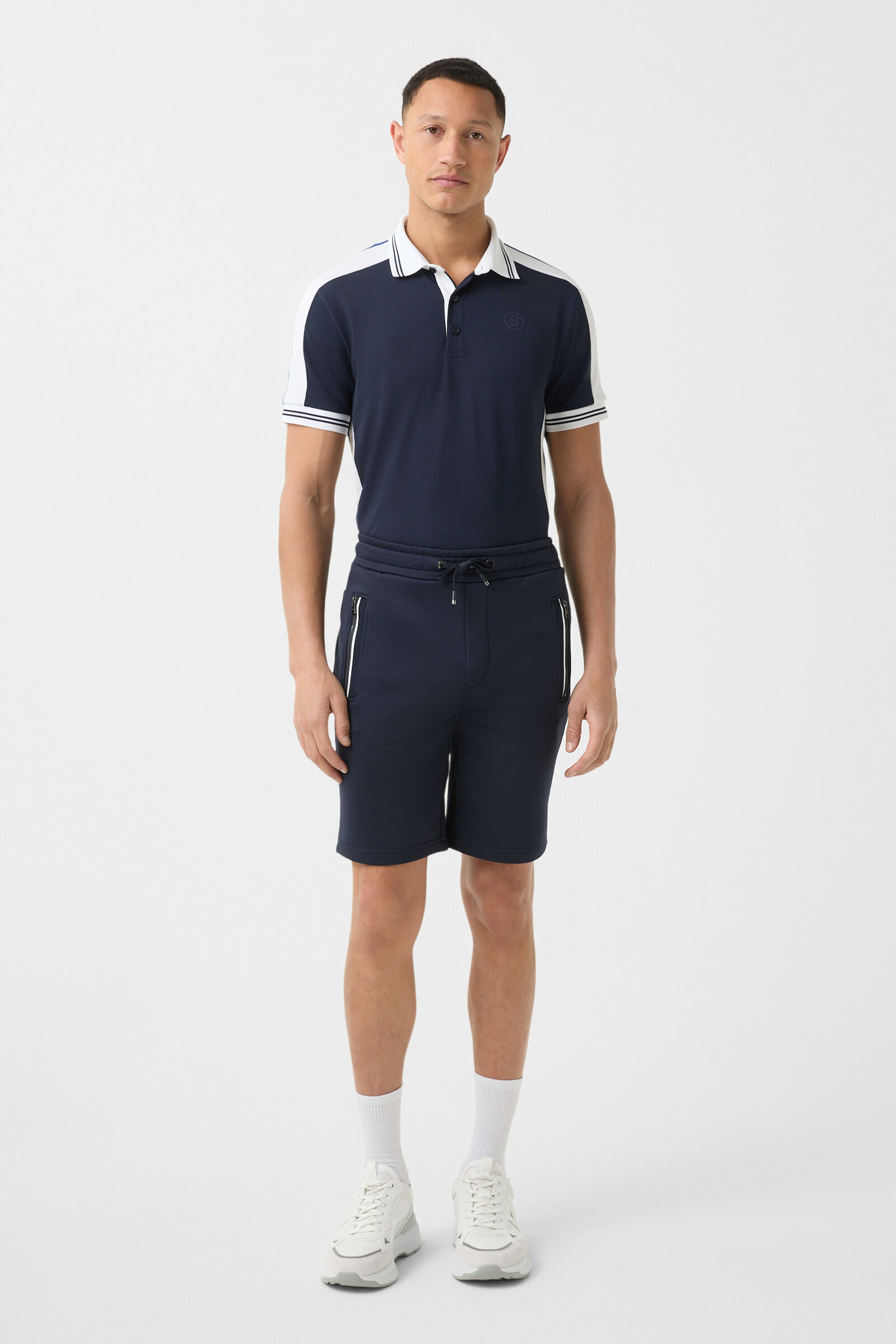 Loys sweatshorts in Navy blue - 4