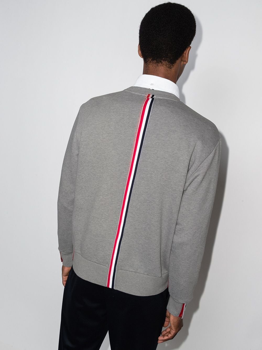 RWB stripe cotton sweatshirt - 3