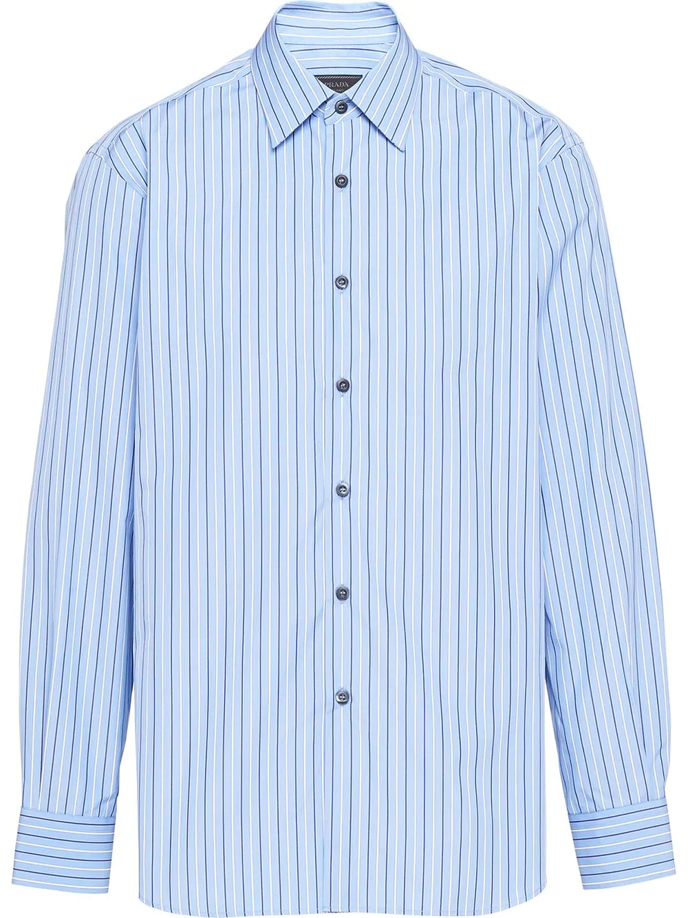 striped cotton shirt - 1