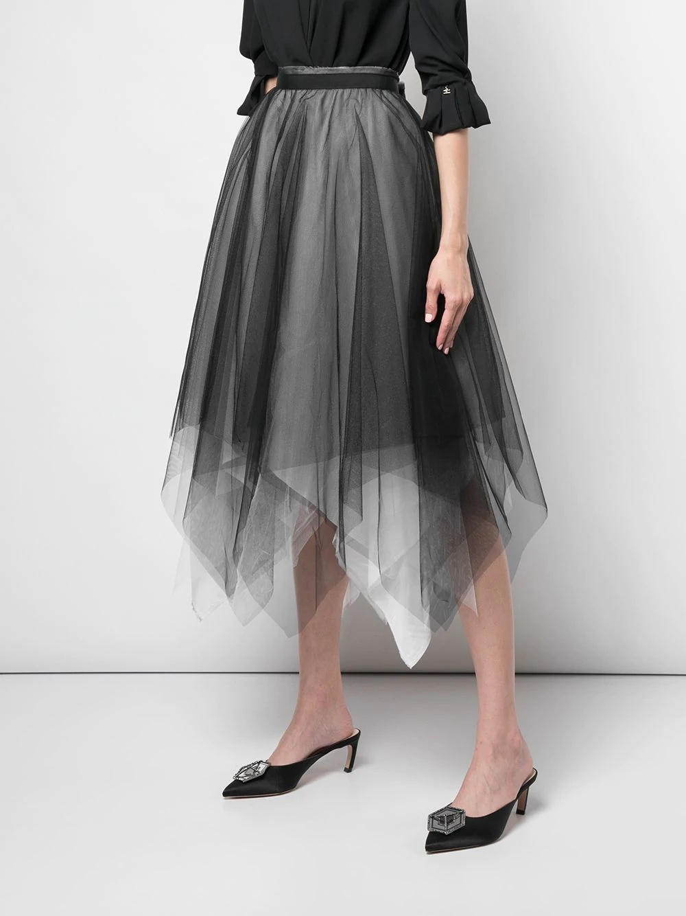 tulle midi skirt - 3