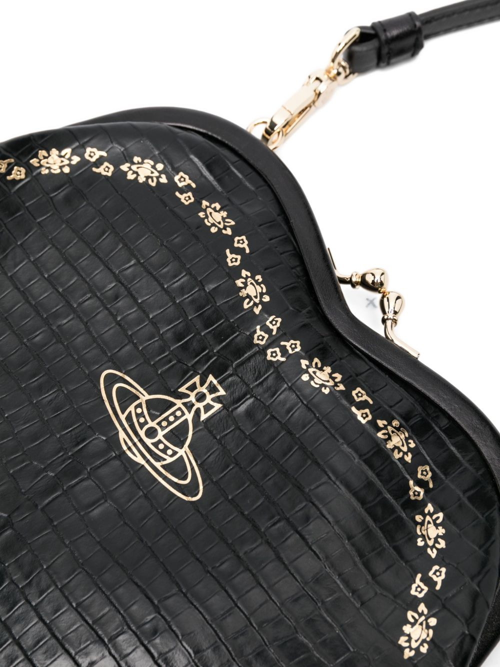 mini Belle Heart Frame embellished bag - 4