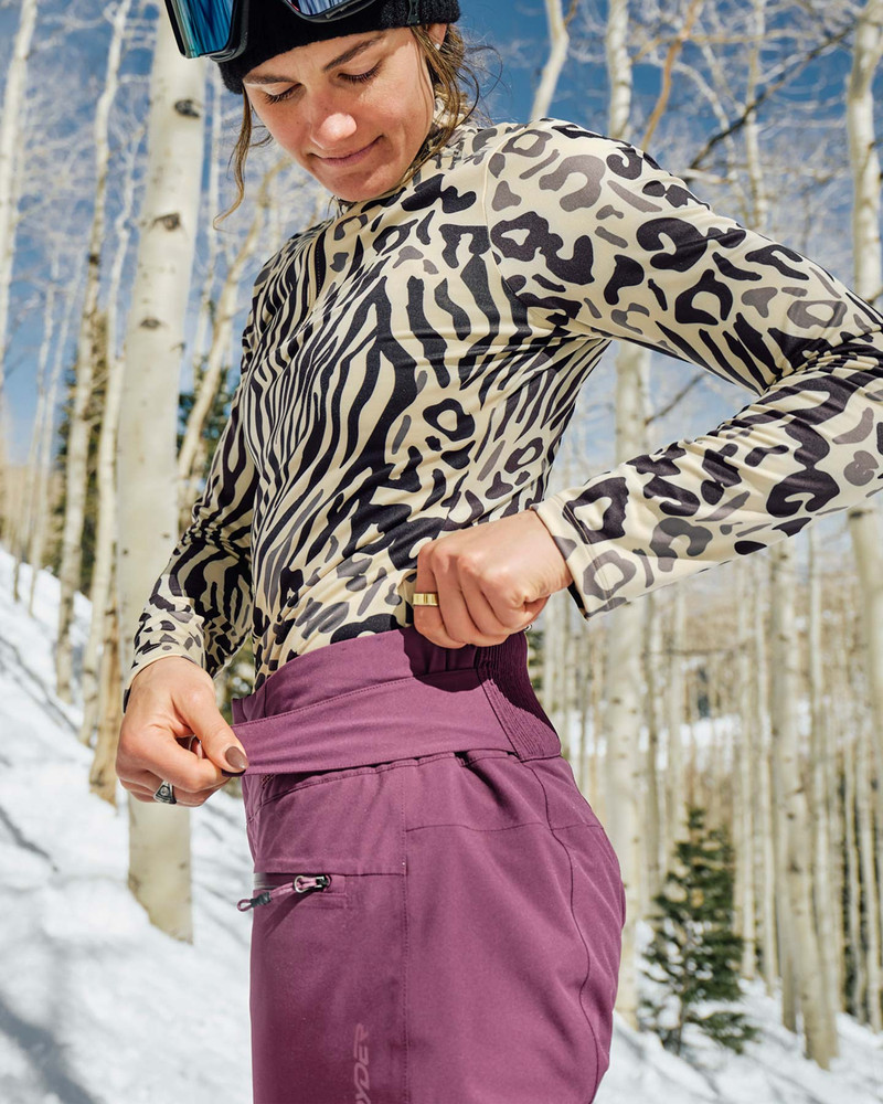 SPYDER Womens Winner Pants - Plum outlook