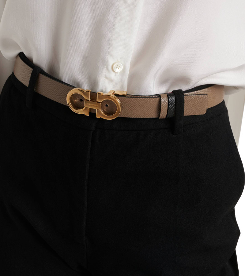 FERRAGAMO Gancini reversible leather belt outlook