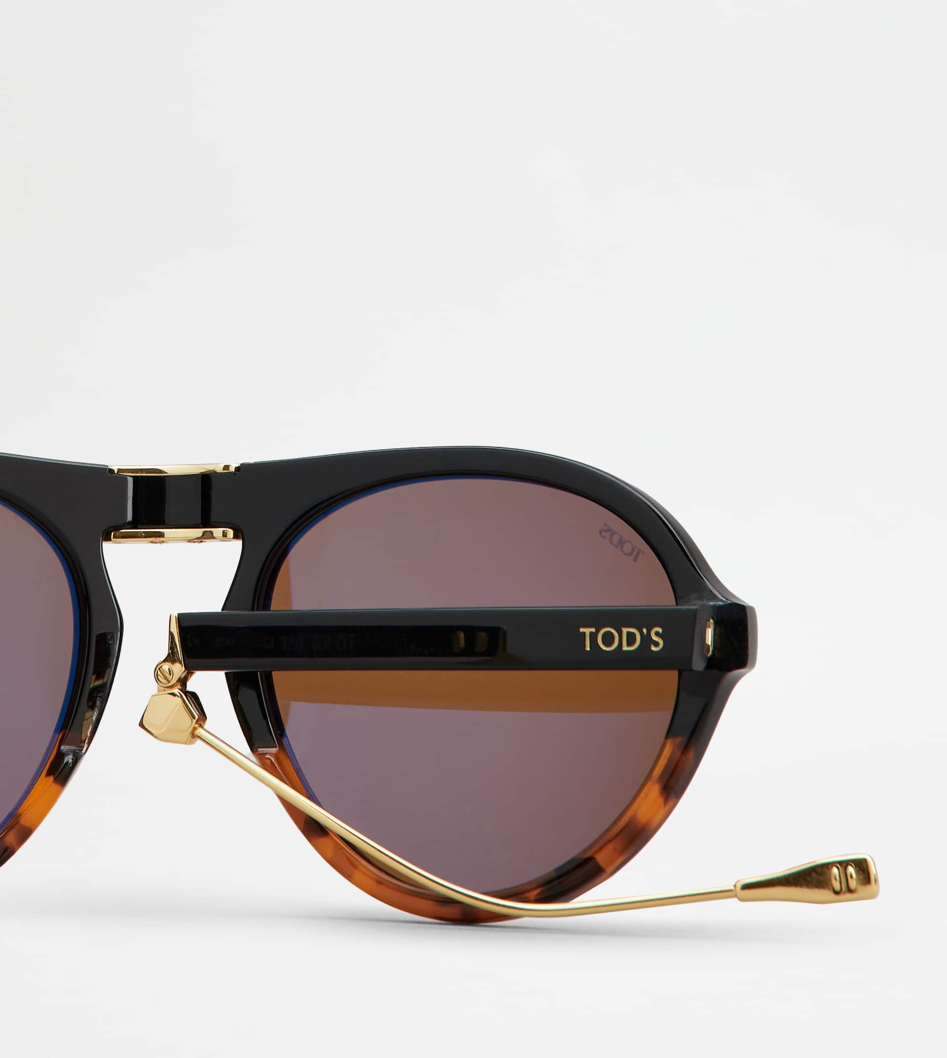 FOLDABLE SUNGLASSES - BROWN, BLACK - 7