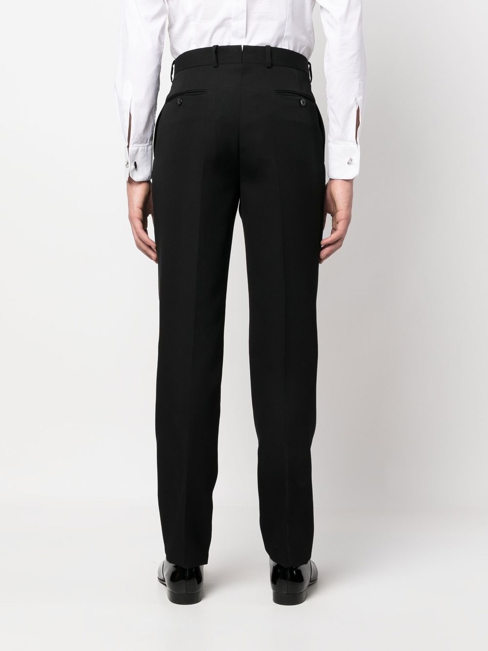 stripe-detail tailored trousers - 4