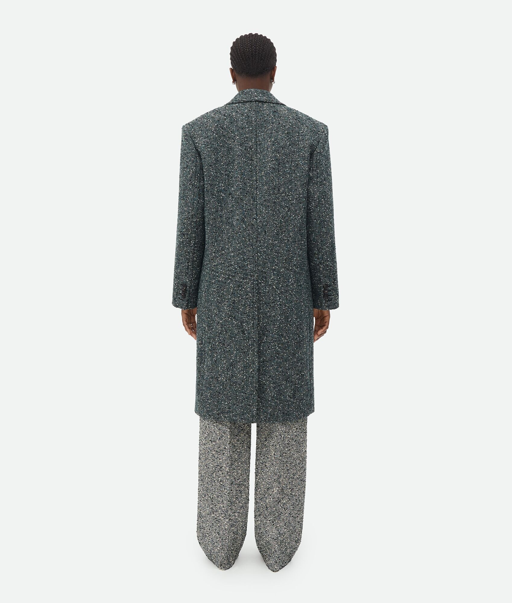 Textured Wool Coat - 3