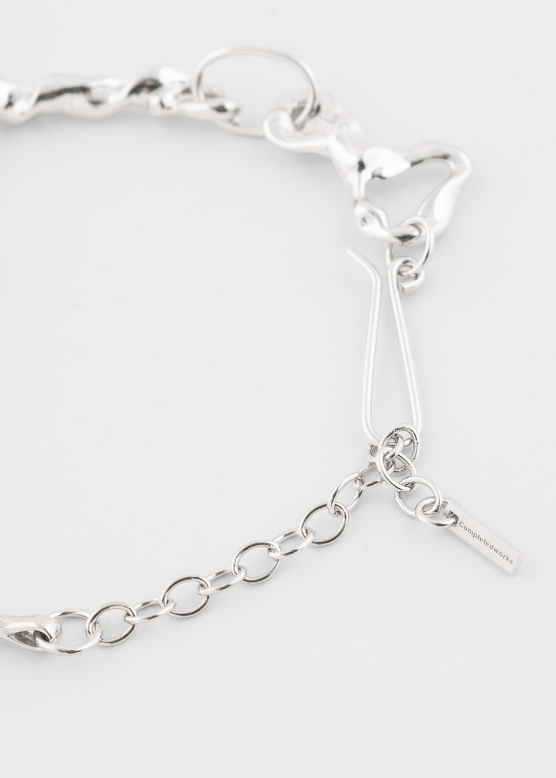 'Treacle' Rhodium Bracelet by Completedworks 3