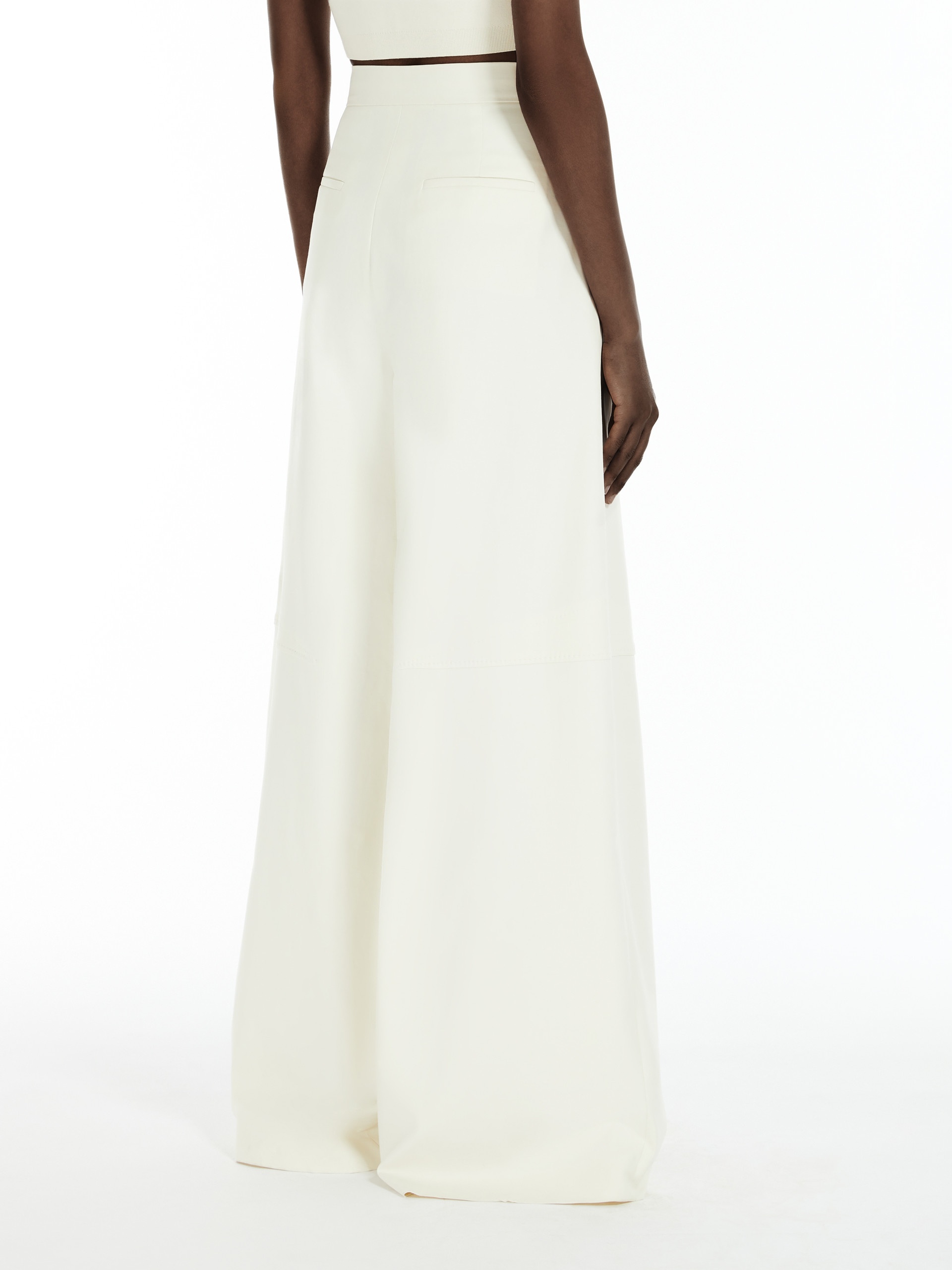 AVORIAZ Oversize stretch cotton trousers - 4