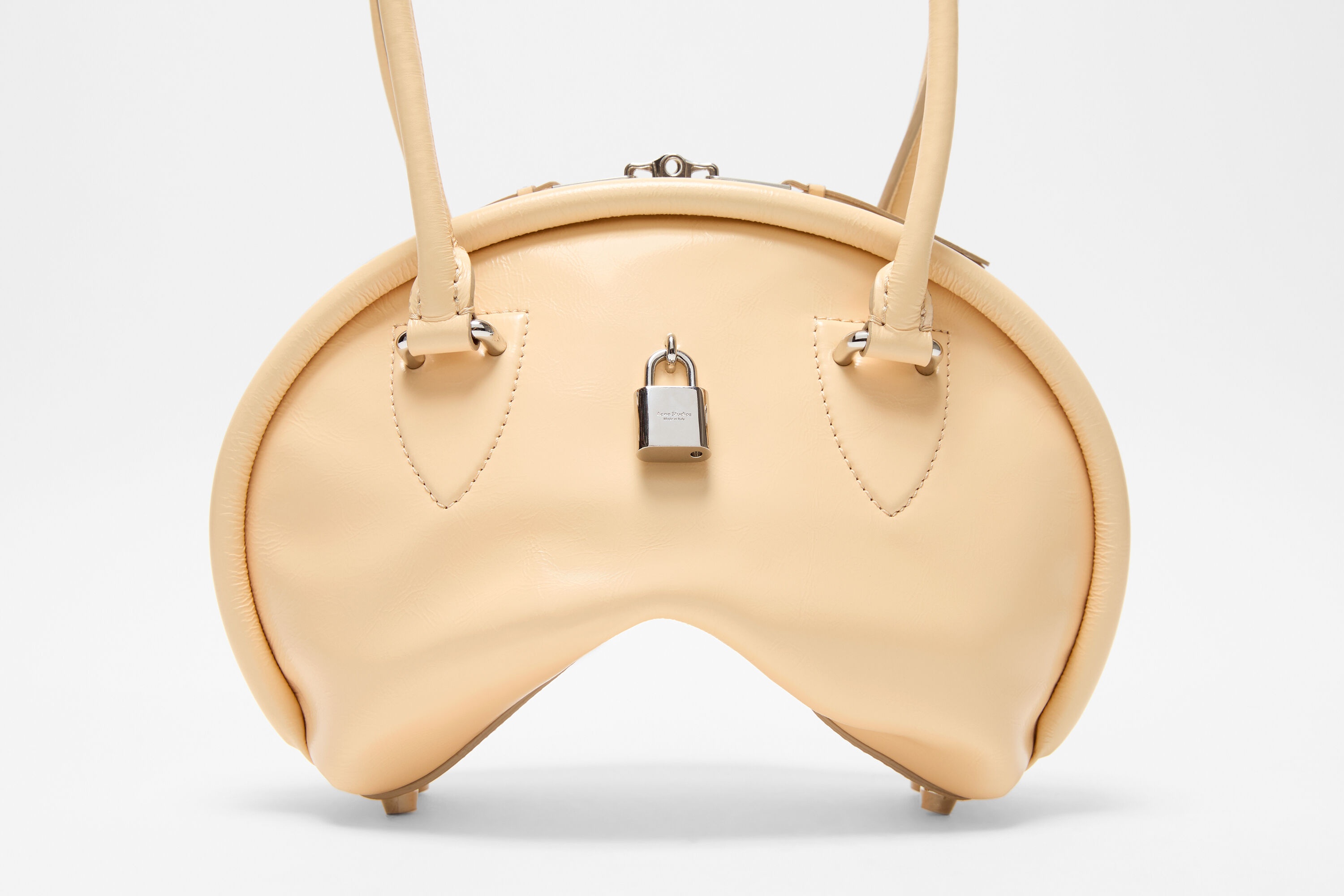 Acne Studios Bowlina mini shoulder bag - Vanilla yellow