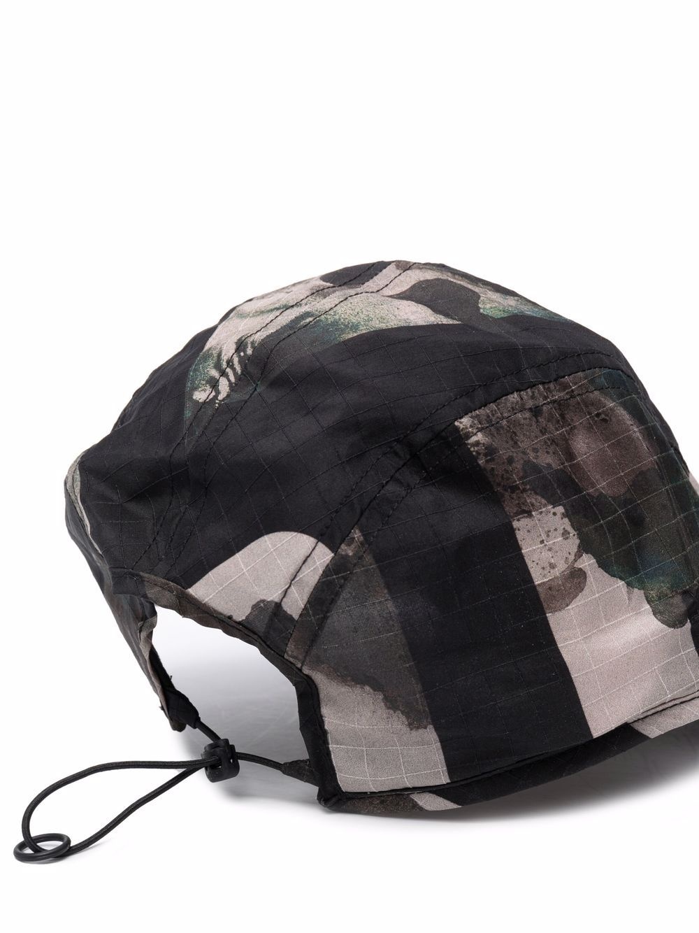 abstract-print baseball cap - 2