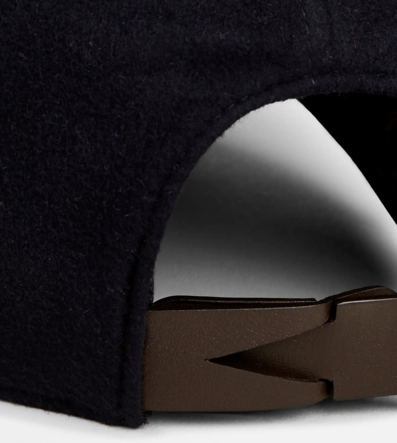 BASEBALL CAP IN T15 WOOL DRAP - BLUE 5