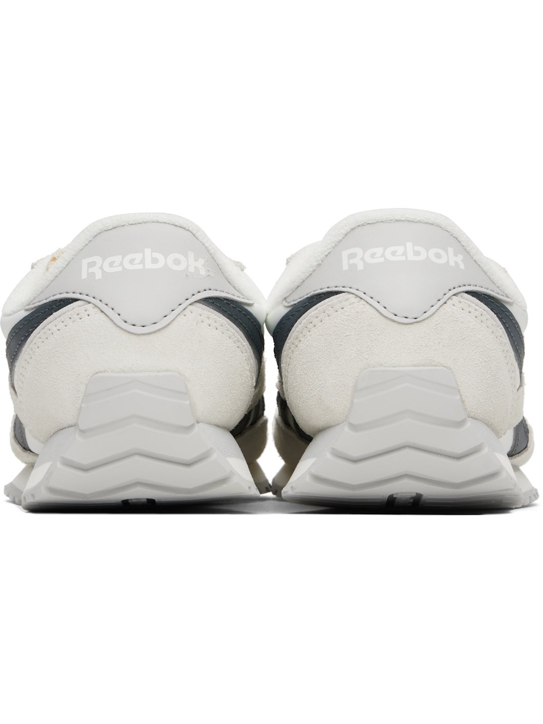 White & Gray Classic AZ Sneakers - 2